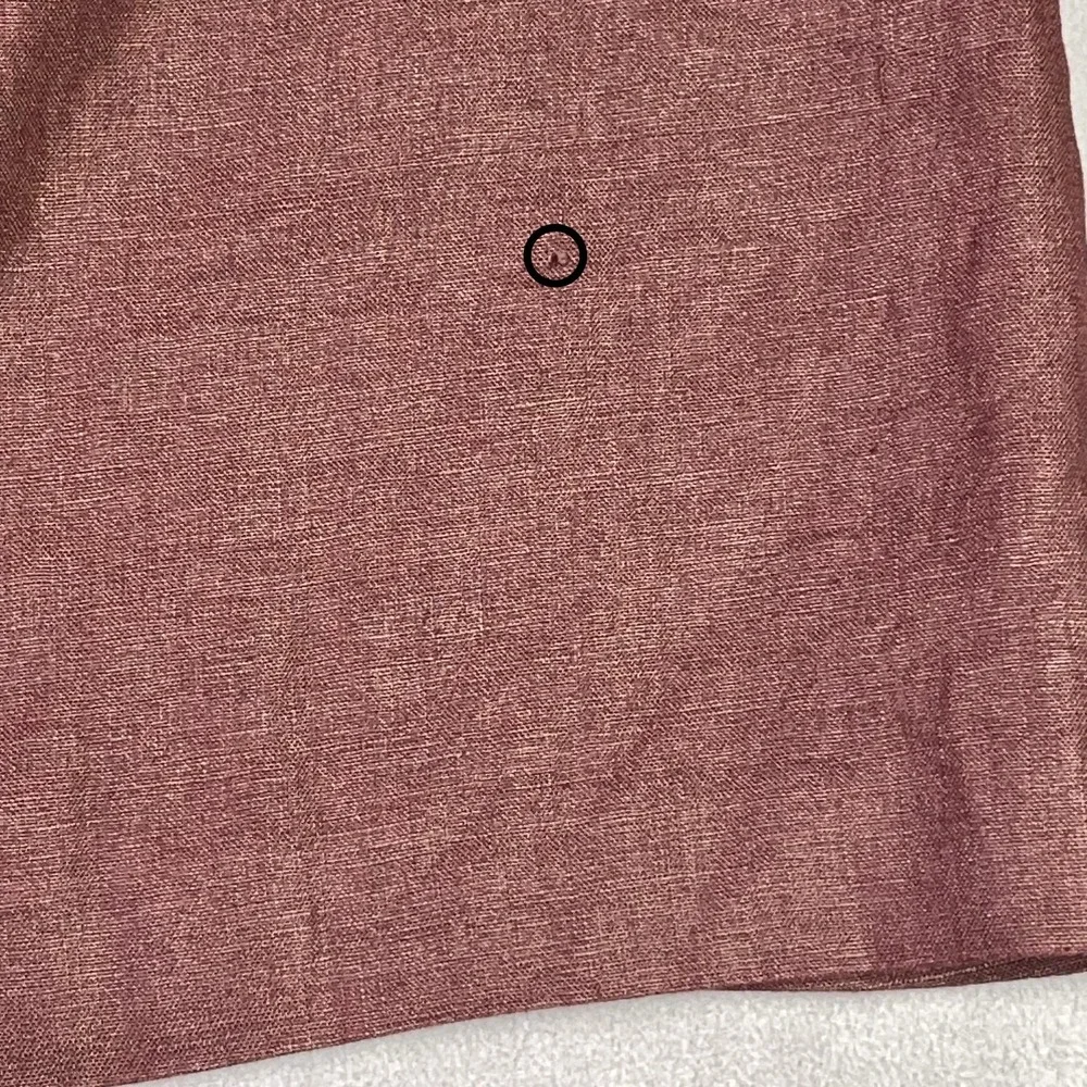 Madewell Pleated Linen Skirt Womens 12 Chocolate Raisin Brown Lined Academia NEW